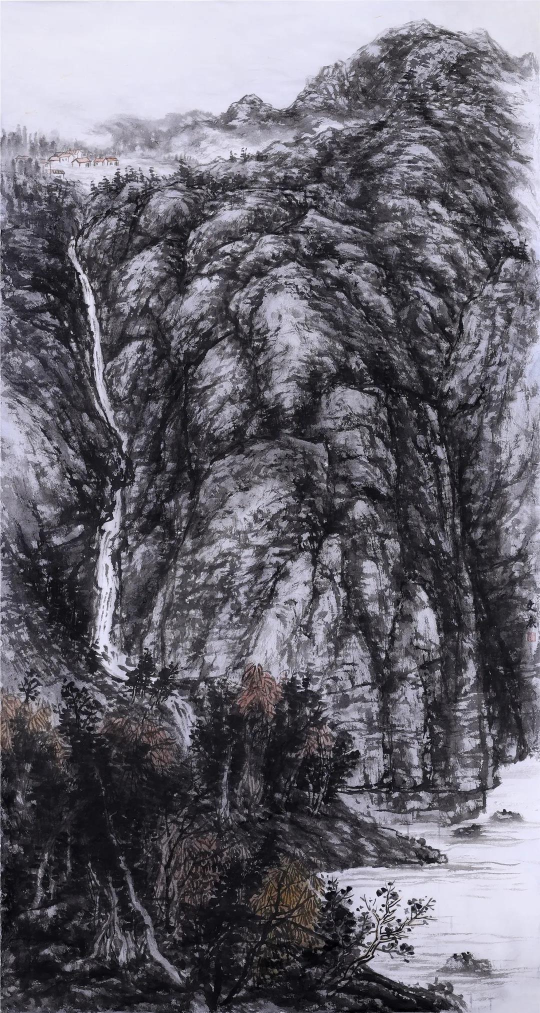 科技與藝術(shù)的融合，最新智能山水畫(huà)屏展現自然之美