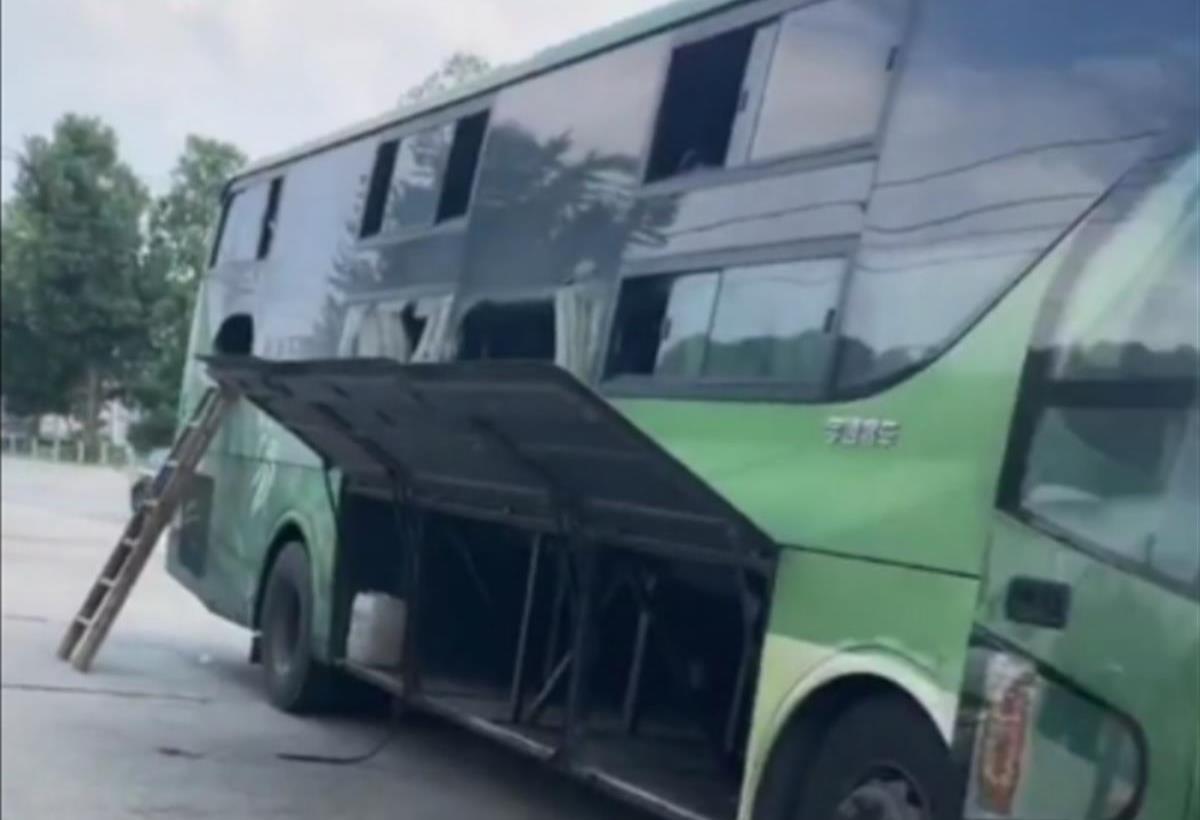 大巴車(chē)最新視頻，自然之旅的心靈探索，重拾寧靜的旅程