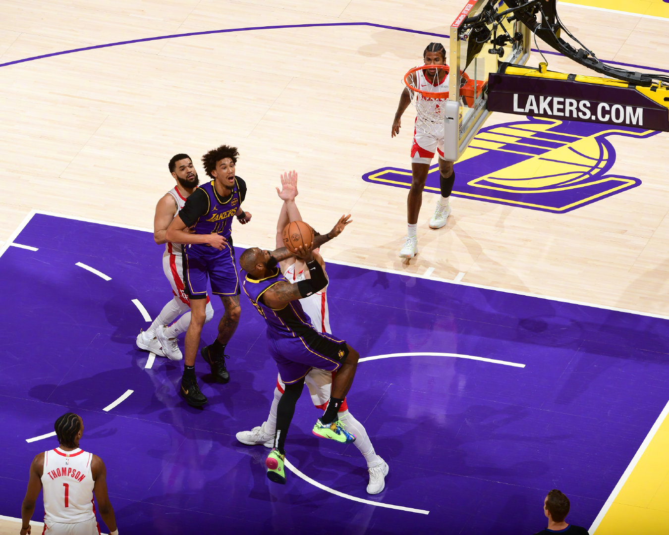 湖人火箭精彩集錦，科技巨獻，前所未有的籃球盛宴體驗